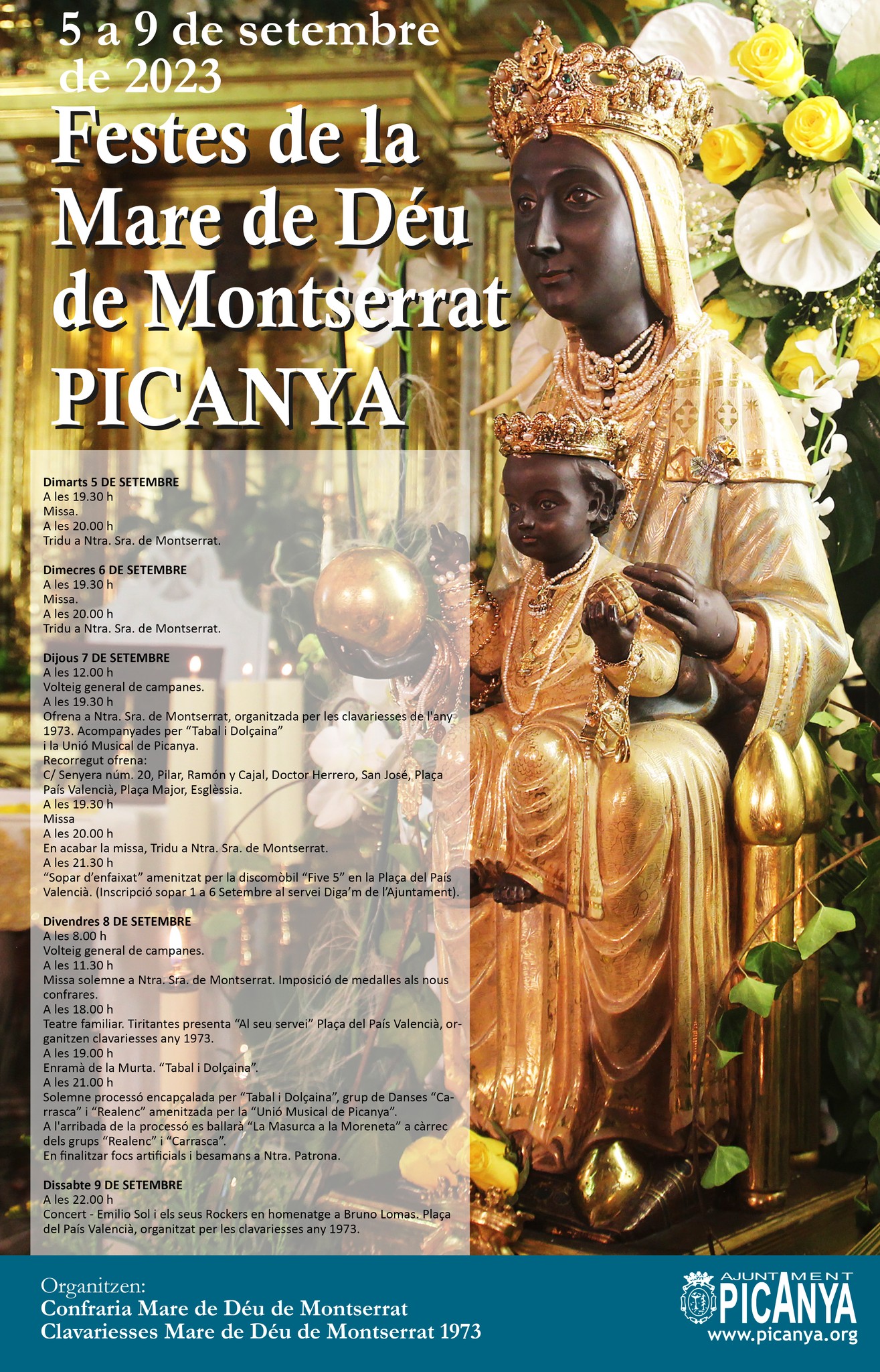 Fiestas en honor a Nuestra Señora de Montserrat 2023 Picanya / Picaña